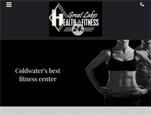 Tablet Screenshot of greatlakeshealthfitness.com